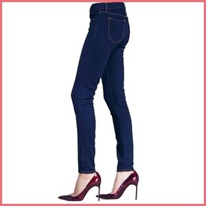 J Brand Mid Rise Dark Blue Skinny Denim Jeans Pant